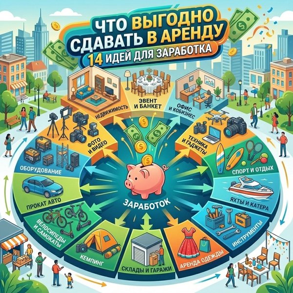 Что выгодно сдавать в аренду в 2026 году: 14 идей с окупаемостью