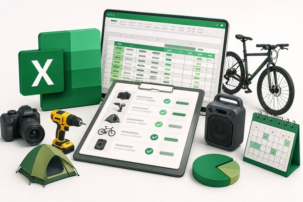 Учёт проката в Excel: как собрать таблицу и где она ломается