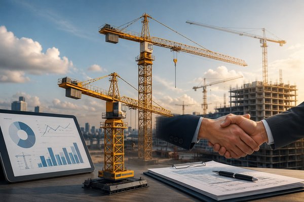 Как открыть прокат башенных кранов: рынок, парк, договоры